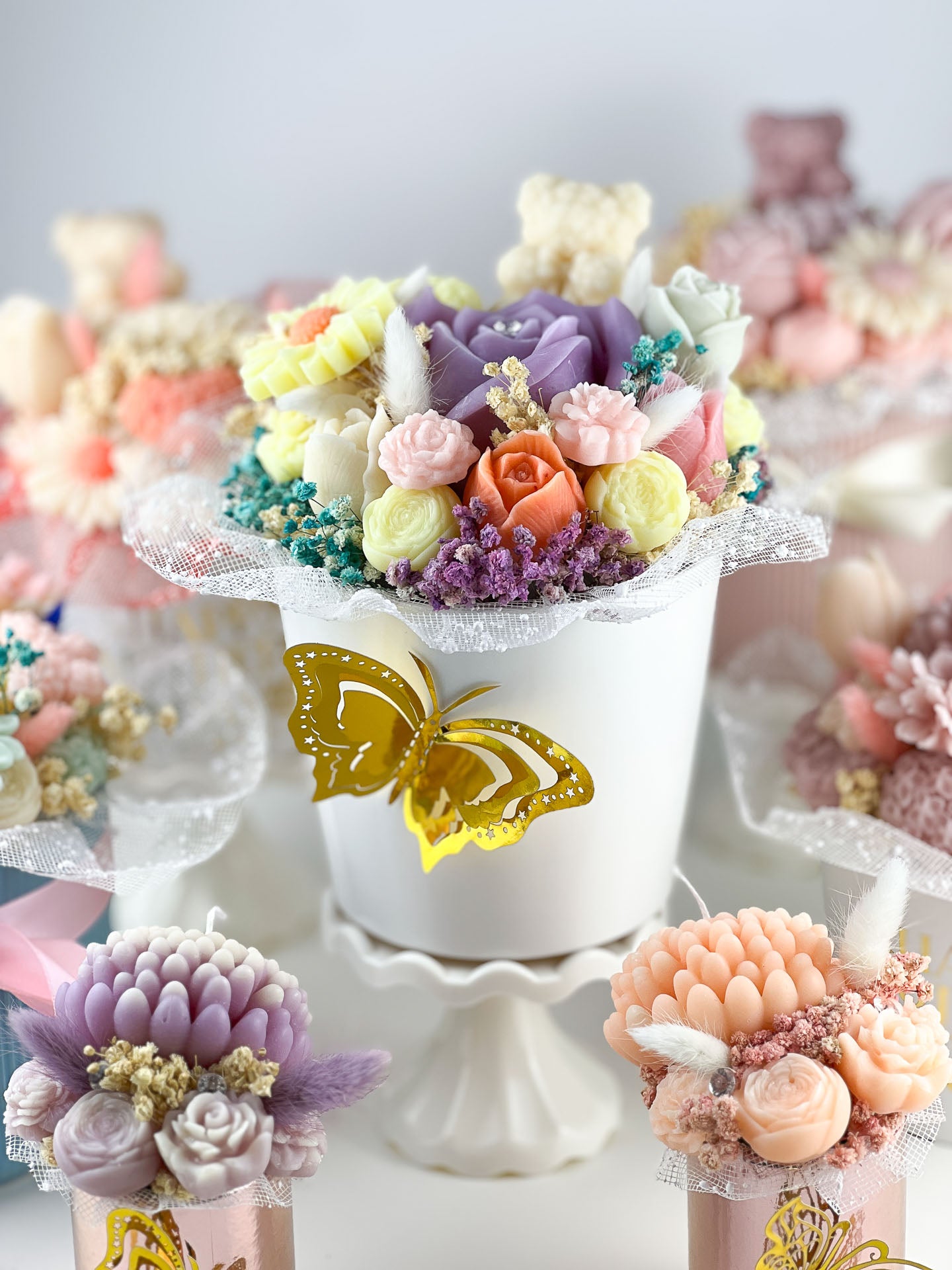 🦋 Butterfly Garden Bloom – XL Bouquet